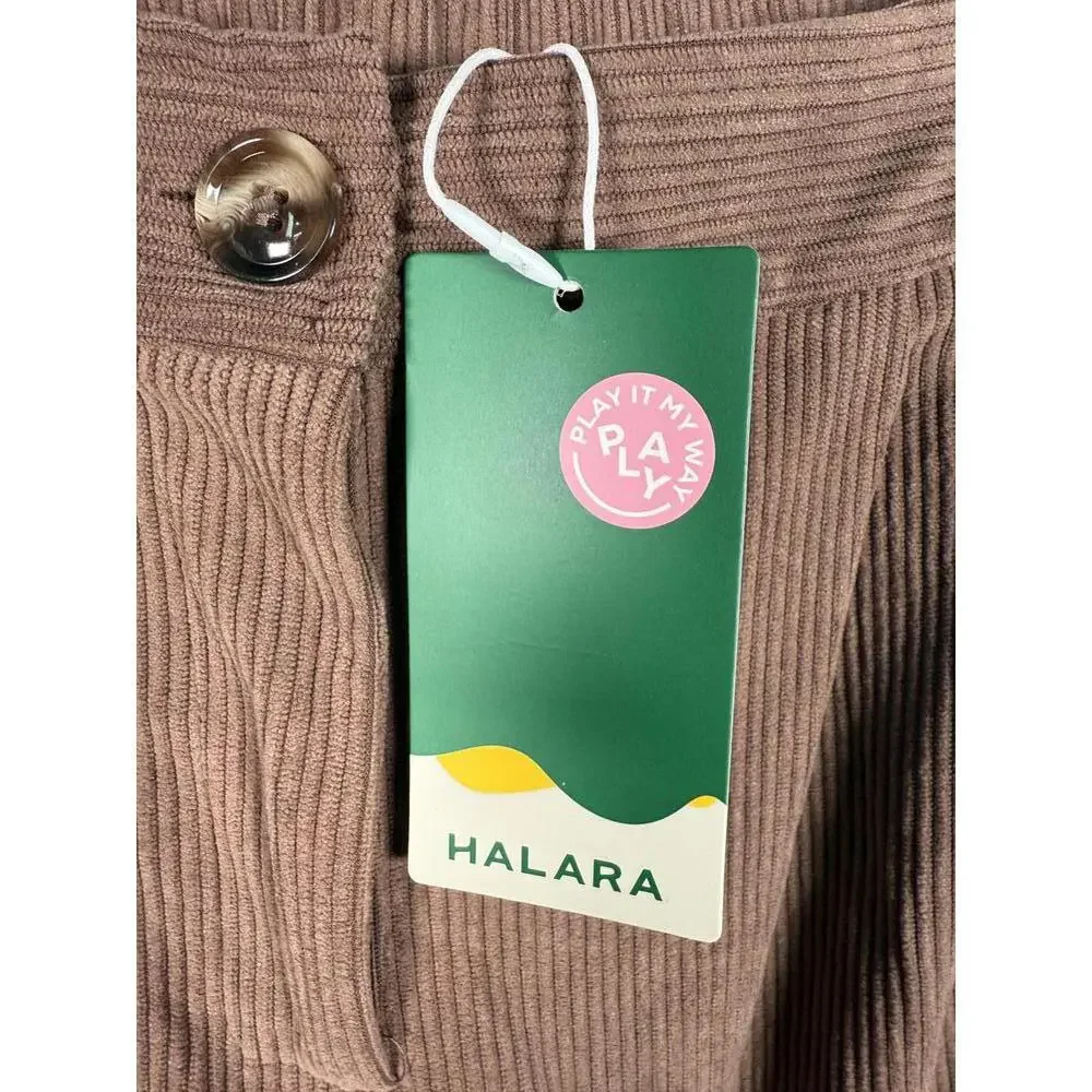 NWT Halara High Waisted Corduroy Casual Pants Cocoa Brown Size Large, Tall - Picture 10 of 12